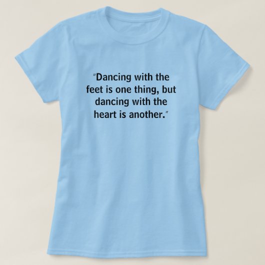 アンコールダンスのワイシャツ Tシャツ (デザイン正面)