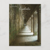 アンコールトムカンボジア ポストカード (正面)