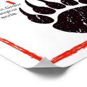 アンコールレッドパンダロゴの秘伝 ポスター (角)