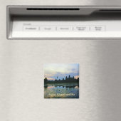 アンコールワットのシルエットカラーマグネット マグネット (インサイチュ (食洗機))