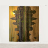 アンコールワットカンボジアクメール寺院 タペストリー (正面)