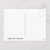 アンコールワットカンボジアクメール寺 シーズンポストカード (裏面)