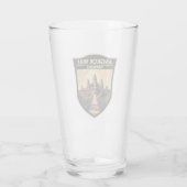 アンコールワットカンボジアトラベルアートヴィンテージ タンブラーグラス (裏面)