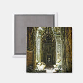 アンコールワットカンボジア磁石の入り口 マグネット (正面/裏面)