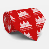 アンコールワットカンボジア/クメール国旗とモットー ネクタイ (ロール)