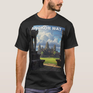 アンコールワットカンボジア Tシャツ