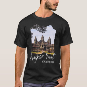 アンコールワットクメール歴史寺カンボジア1 Tシャツ
