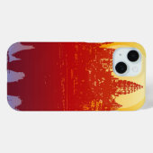 アンコールワットサンセットシルエットモダンアートサンライズ Case-Mate iPhoneケース (裏面 (横))