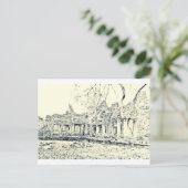 アンコールワットスケッチ ポストカード (スタンド正面)