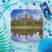 アンコールワットテンプル |カンボジア，カンプチア ペーパープレート (パーティー)