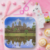 アンコールワットテンプル |カンボジア，カンプチア ペーパープレート (パーティー)