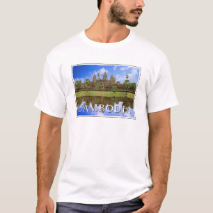 アンコールワット寺院   カンプチア、カンボジア Tシャツ