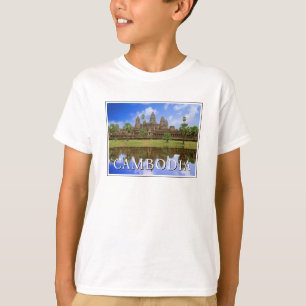 アンコールワット寺院 カンプチア、 カンボジア Tシャツ