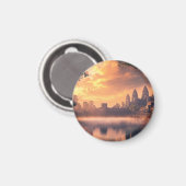 アンコールワット水彩画 マグネット (正面/裏面)