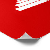 アンコールワット カンボジア国旗 ポスター (角)
