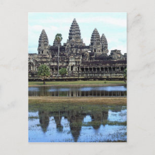 アンコールワット・カンボジア寺院の旅行写真 ポストカード