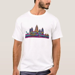 アンコールワット、カンボジア Tシャツ