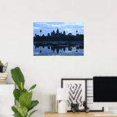 アンコールワット・ブルー ポスター (ホームオフィス)