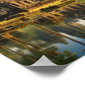 アンコールワット、古代クメール寺院 ポスター (角)