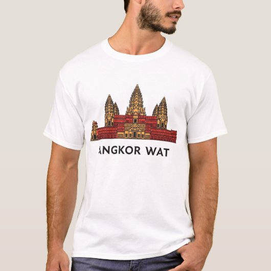 アンコールワット Tシャツ (正面)
