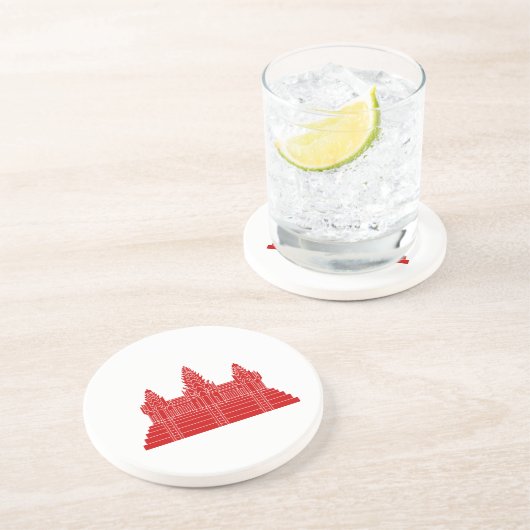 アンコールワット Ver.2.0. - カンボジアの寺院 コースター (側面)