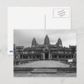 アンコールワットB&W ポストカード (正面/裏面)