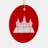 アンコールワットVer.2.0.クメール寺 セラミックオーナメント (右)