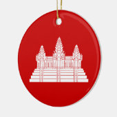 アンコールワットVer.2.0.クメール寺 セラミックオーナメント (左)