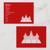 アンコールワットVer.2.0.クメール寺 名刺 (正面/裏面)