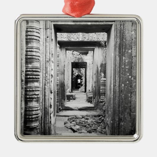 アンコール·カンボジア·ドアウェイズ·プレア·カーン メタルオーナメント (正面)