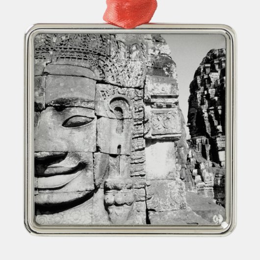 アンコール·カンボジア、ベイヨンを率いる メタルオーナメント (正面)