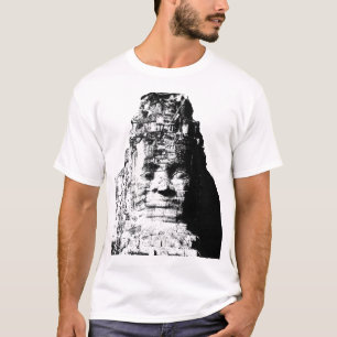 アンコール・ワットの大きい顔 Tシャツ