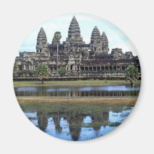 アンコール・ワットカンボジアの寺院旅行写真撮影 マグネット