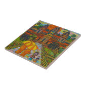 アンコール・ワット上の熱気の気球 タイル (側面)