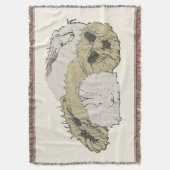 アンゴラのウサギ スローブランケット (正面縦)