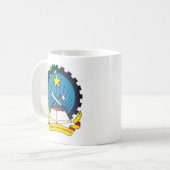 アンゴラのエンブレム コーヒーマグカップ (正面左)