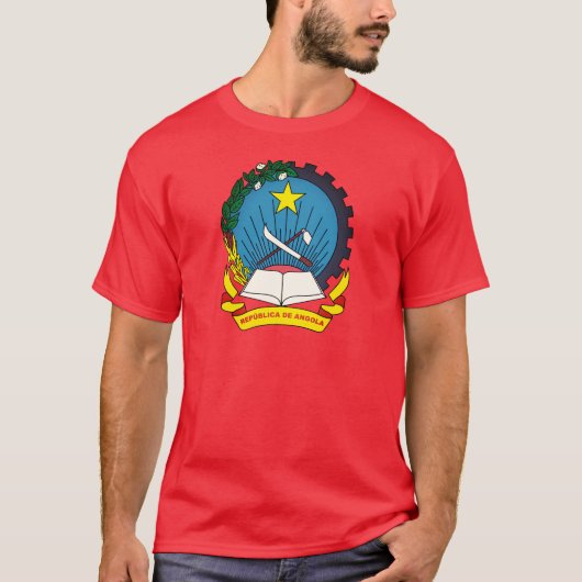 アンゴラのエンブレム Tシャツ (正面)