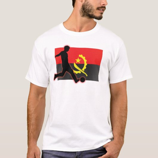 アンゴラのサッカーの罷業者 Tシャツ (正面)