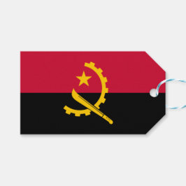 アンゴラの国旗 ギフトタグ