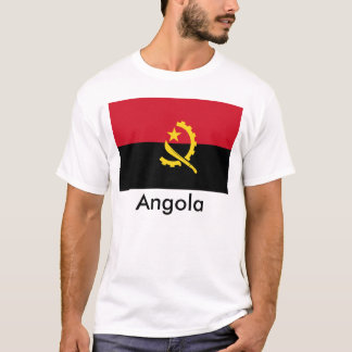 アンゴラの旗のTシャツ Tシャツ