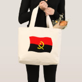 アンゴラの旗トートバッグ ラージトートバッグ (正面(商品))