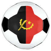 アンゴラの旗 サッカーボール (回転)