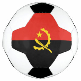 アンゴラの旗 サッカーボール