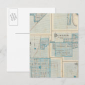 アンゴラの町とフリーモント ポストカード (正面/裏面)