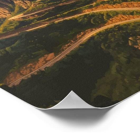 アンゴライラストレーショントラベルアートヴィンテージ ポスター (角)