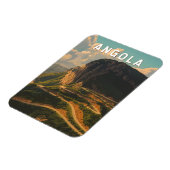 アンゴライラストレーショントラベルアートヴィンテージ マグネット (左側)