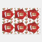 アンゴラキャットクリスマス ラッピングペーパーシート (正面3)