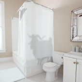 アンゴラバックヤギの影シルエットシャドウバディ シャワーカーテン (インサイチュ)