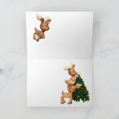アンゴラヤギのクリスマスカード シーズンカード (内部)