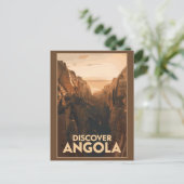 アンゴラルーバンゴトラベルアートヴィンテージ ポストカード (スタンド正面)